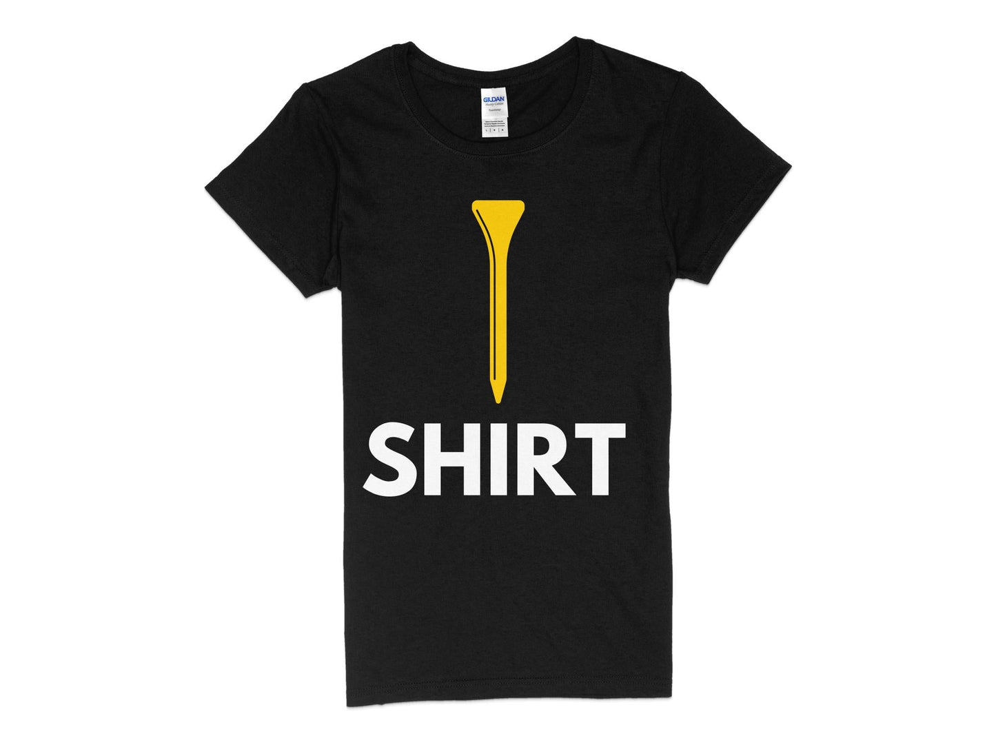 Funny Golfer Gifts  Womens TShirt S / Black Tee shirt Golf Womans T-Shirt