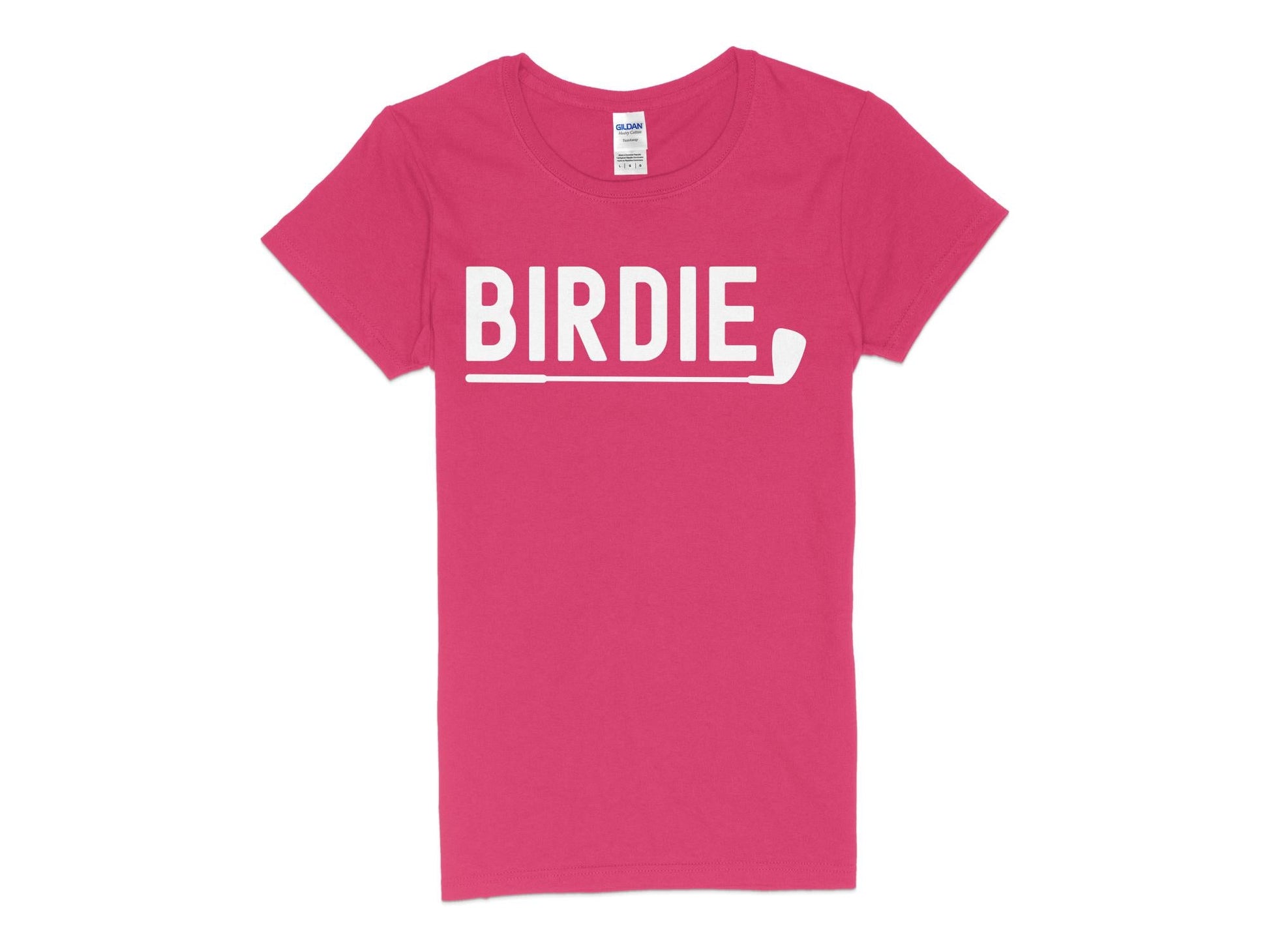 Funny Golfer Gifts  Womens TShirt S / Heliconia Birdie Golf Womans T-Shirt