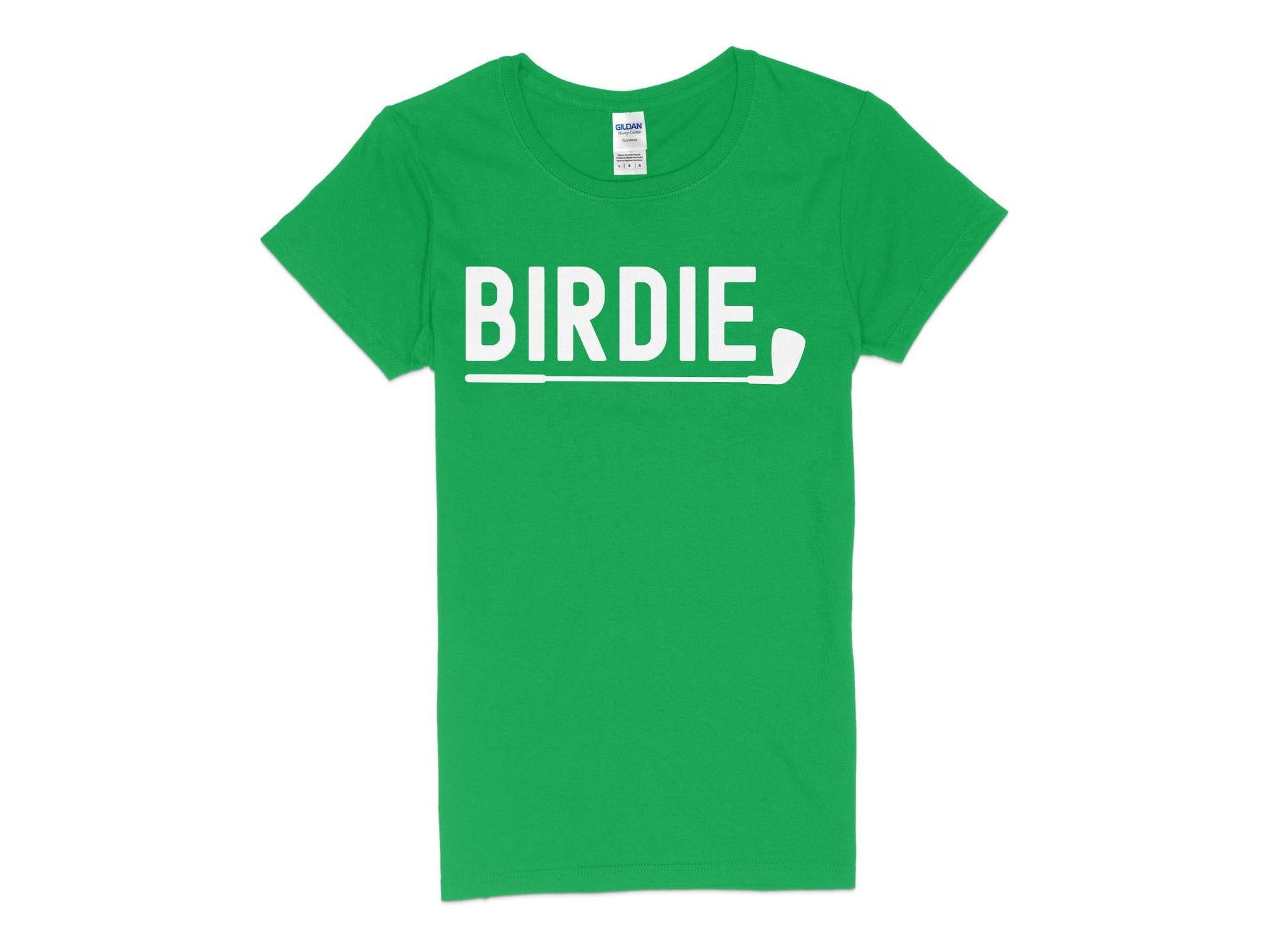 Funny Golfer Gifts  Womens TShirt S / Irish Green Birdie Golf Womans T-Shirt