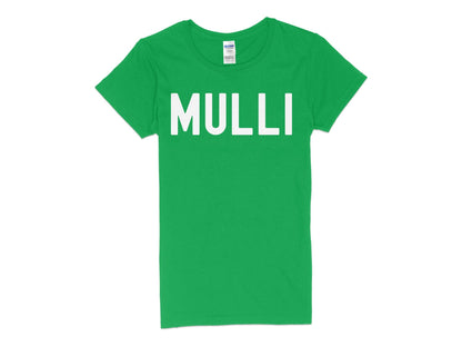 Funny Golfer Gifts  Womens TShirt S / Irish Green Mulli Golf Womans T-Shirt