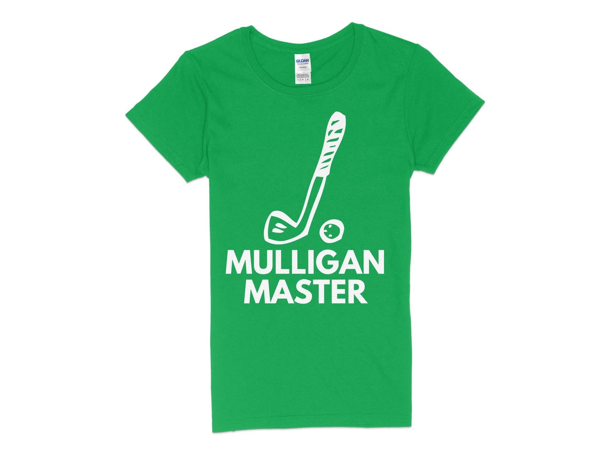 Funny Golfer Gifts  Womens TShirt S / Irish Green Mulligan Master Golf Womans T-Shirt