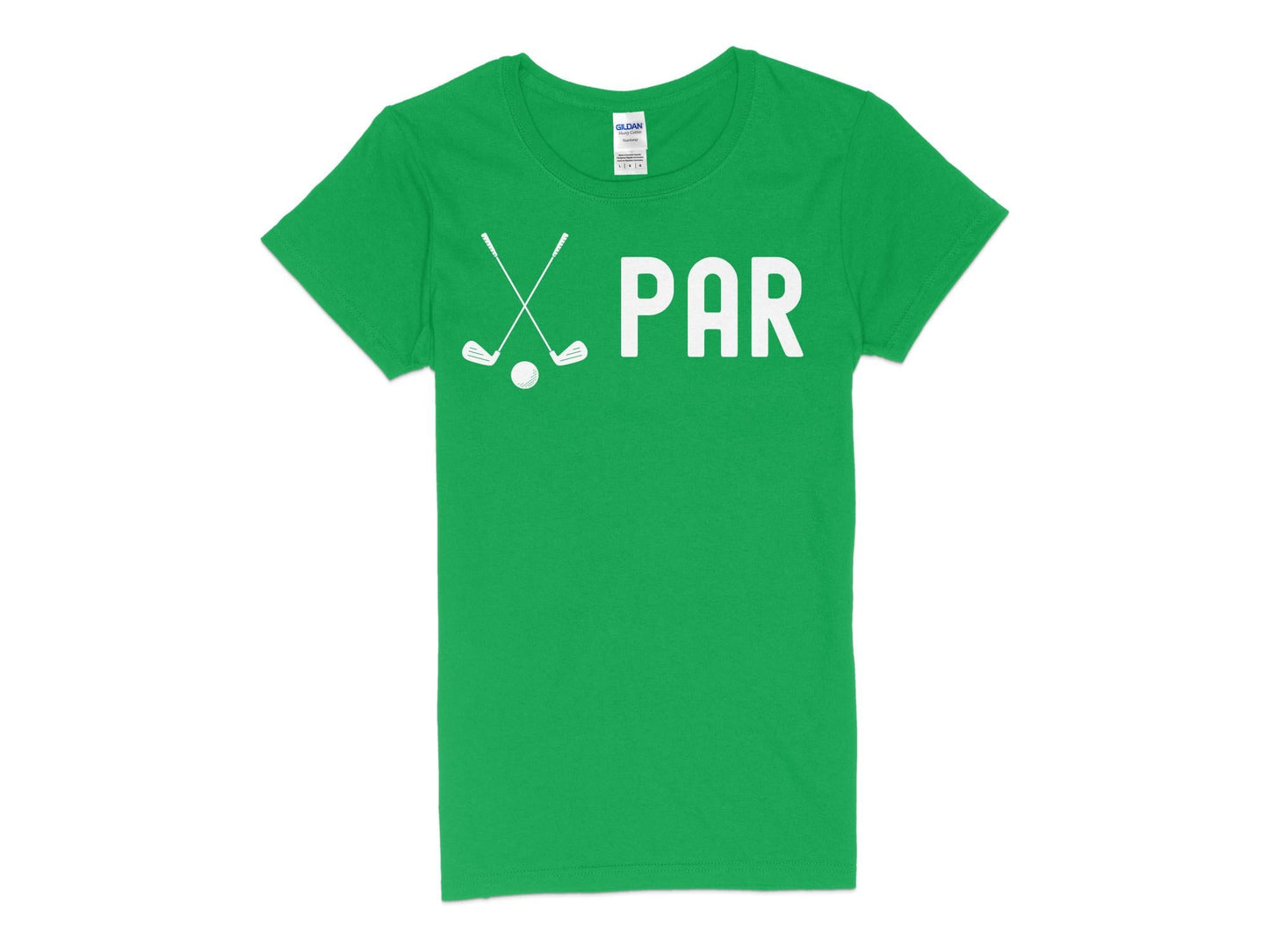 Funny Golfer Gifts  Womens TShirt S / Irish Green Par Golf Womans T-Shirt