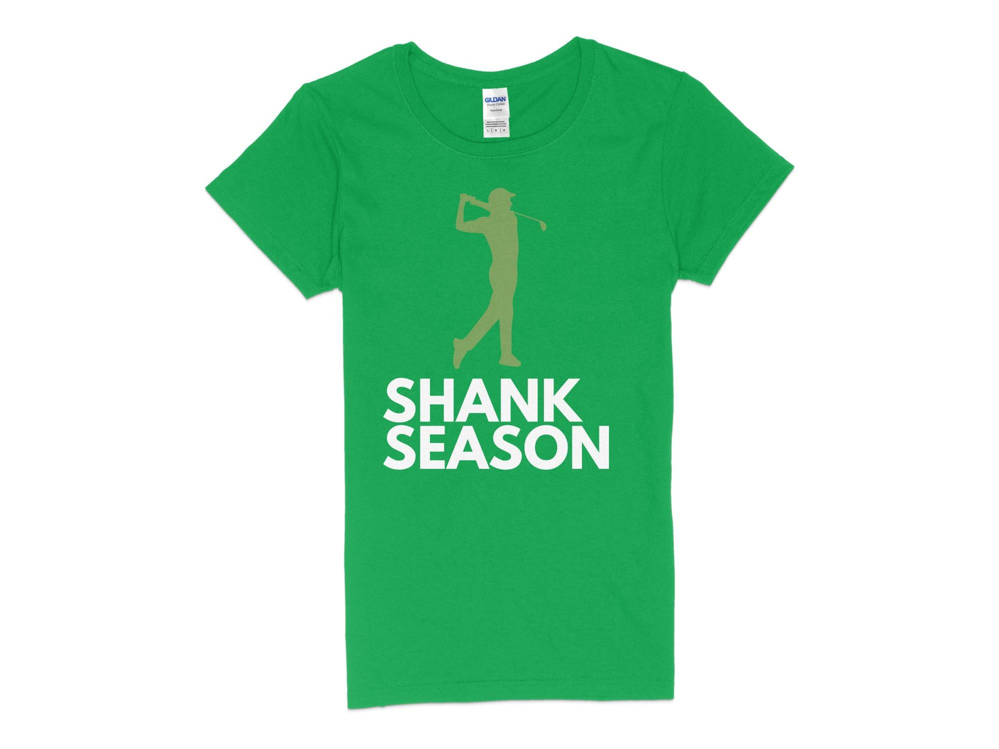 Funny Golfer Gifts  Womens TShirt S / Irish Green Shank Season Golf Womans T-Shirt