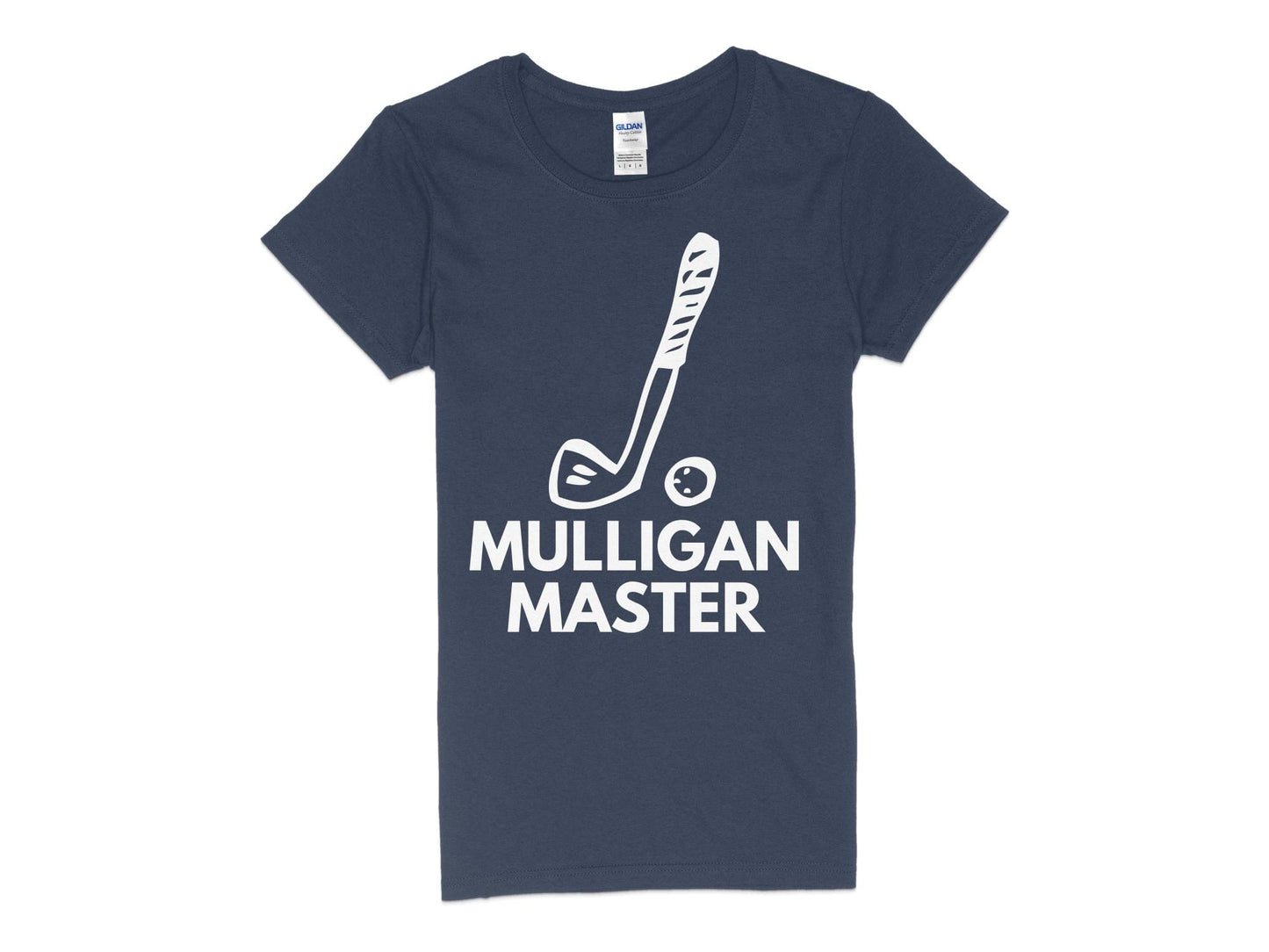 Funny Golfer Gifts  Womens TShirt S / Navy Mulligan Master Golf Womans T-Shirt