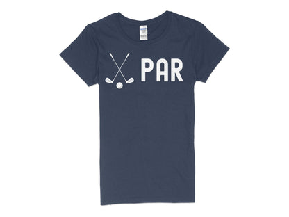 Funny Golfer Gifts  Womens TShirt S / Navy Par Golf Womans T-Shirt