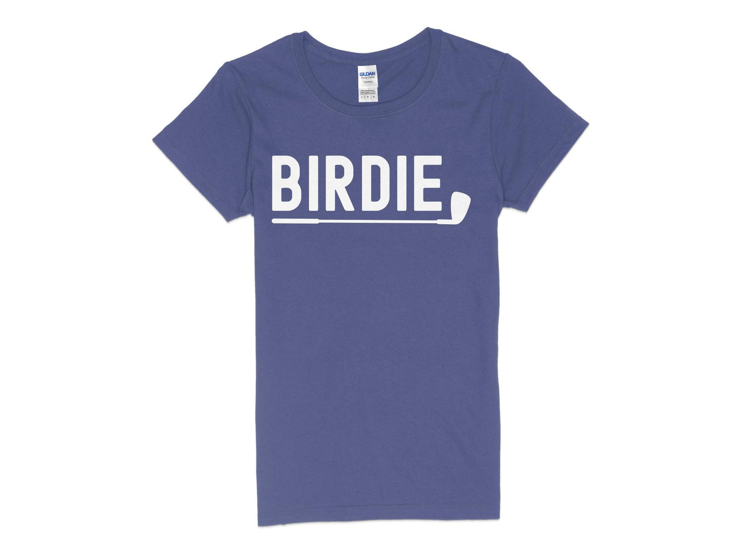 Funny Golfer Gifts  Womens TShirt S / Purple Birdie Golf Womans T-Shirt
