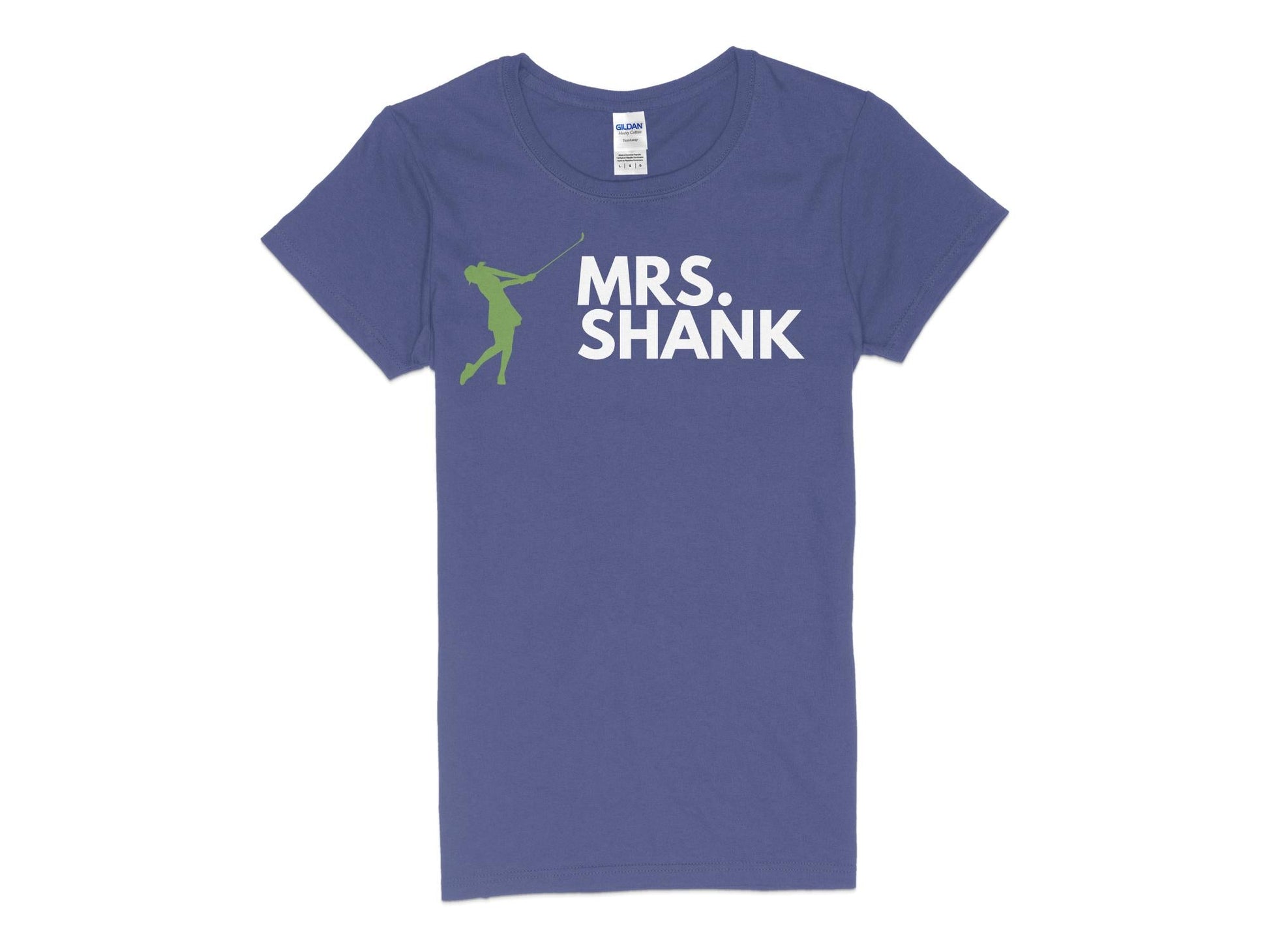 Funny Golfer Gifts  Womens TShirt S / Purple Mrs Shank Golf Womans T-Shirt