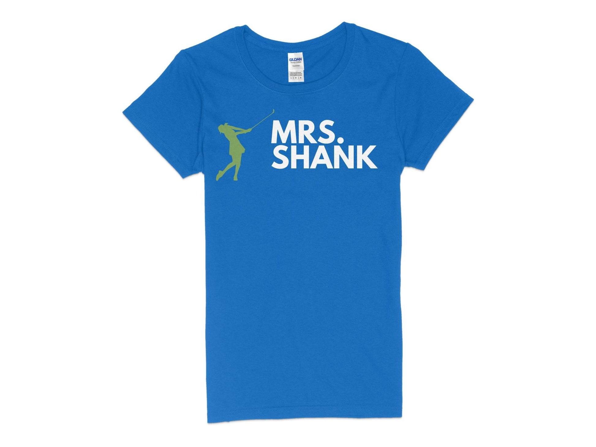 Funny Golfer Gifts  Womens TShirt S / Royal Mrs Shank Golf Womans T-Shirt